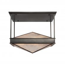  SF332919UBCR - Cairo 19-in Ribbed Glass/Urban Bronze 4 Lights Semi Flush Mount