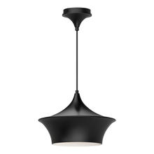  PD523013MB - Emiko 12-in Matte Black 1 Light Pendant