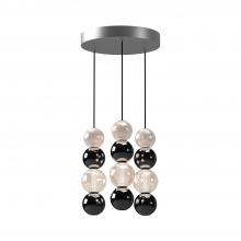  MP321803PN - Onyx 3 Head Polished Nickel LED Multi Pendant