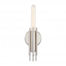  WV335409PN - Torres 9-in Polished Nickel 1 Light Wall/Vanity