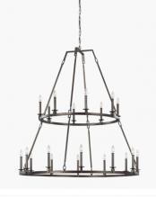  F3217/20SMS - Landen Extra Large Two-Tier Chandelier