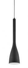  582-1P-BK - 1LT Pendant, Matte Black Finish