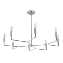  CLT-328-PC - 8LT Incandescent Chandelier, PC