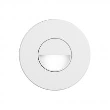  DLEDW-300-WH - White Round In/Outdoor 3W LED Wall Light