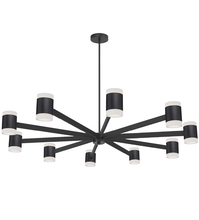  WLS-48140LEDC-MB - 140W Chandelier, MB w/ FR Acrylic Diff