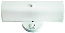  IVL211 - Vanity, 2 Light, White Glass, 60W Type A, 12 IN W x 4 .5 IN H x 4 .5 IN D