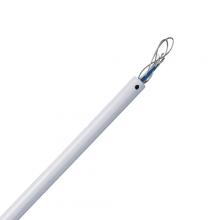  DR3611 - Downrod, 36" White, C/W Wiring Harness