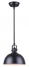  IPL222B01BK - Polo 1 Light Pendant, Black Finish