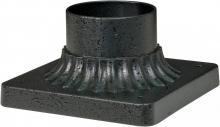  25/1200 - Pier Mount Base Square - Textured Black