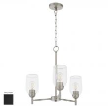  6112-3-59 - Wallinger 3 Light Chandelier, Matte Black