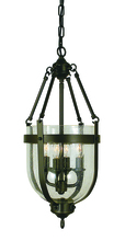  1014 BN - 4-Light Brushed Nickel Hannover Mini-Chandelier