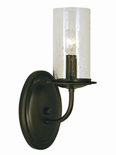  1041 MBLACK - 1-Light Matte Bronze Compass Sconce