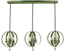  1051 PN - 12-Light Polished Nickel Constellation Island Chandelier