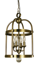  1103 MBLACK - 4-Light Matte Black Compass Mini Chandelier