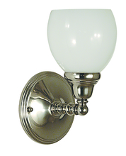  2427 BN - 1-Light Brushed Nickel Sheraton Sconce