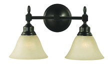  2432 SBR/CM - 2-Light Siena Bronze Taylor Sconce