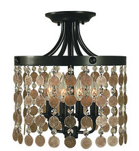  2482 AB - 4-Light Antique Brass Naomi Flush / Semi-Flush Mount