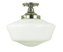  2558 PB - 1-Light Polished Brass Taylor Flush / Semi-Flush Mount