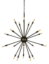  4398 BN - 24-Light Brushed Nickel Simone Chandelier