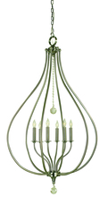  4446 BN - 6-Light Brushed Nickel Dewdrop Pendant