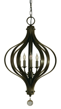  4585 MB - 5-Light Mahogany Bronze Aries Chandelier