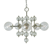  4945 SB - 5 Light Satin Brass Solaris Chandelier