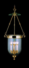  7406 PB - 6-Light Polished Brass Jamestown Foyer Chandelier