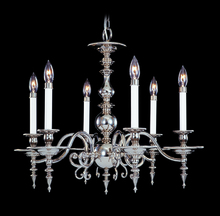  7446 PS - 6-Light Polished Silver Kensington Dining Chandelier