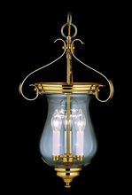  7573 PB - 3-Light Polished Brass Jamestown Foyer Chandelier