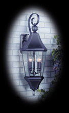  8744 IRON - 5-Light Iron Normandy Exterior Wall Mount