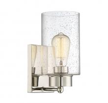  M90013PN - 1-Light Wall Sconce in Polished Nickel