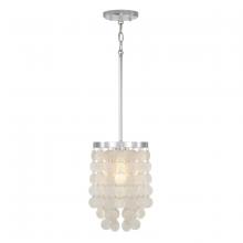  AA1012PN - Pendant in Polished Nickel with Capize Shells