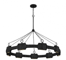  34108CBK - RAFFI LARGE LED SINGLE CHANDELIER