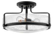  3643BK-CS - Medium Semi-Flush Mount