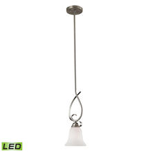  1001PS/20-LED - Thomas - Brighton 6'' Wide 1-Light Mini Pendant - Brushed Nickel