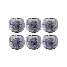  444562/S6 - Varanasi 1.75-inch Votives in Blue (Set of 6)