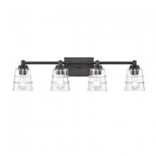  67983/4 - Pulsate 30.25'' Wide 4-Light Vanity Light - Matte Black