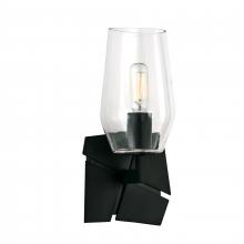  8161-MB-CL - Gaia 11.25'' High 1-Light Sconce - Acid Dipped Black