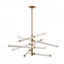  H0018-10359 - Crosspiece 39'' Wide 6-Light Chandelier - White