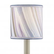  0900-0018 - Marble Lavender Paper Drum Chandelier Shade