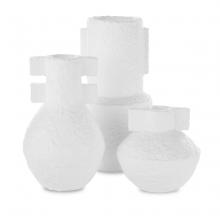  1200-0463 - Aegean White Vase Set of 3