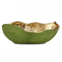  1200-0600 - Jackfruit Oval Green Bowl