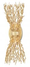  5000-0200 - Sea Fan Gold Wall Sconce