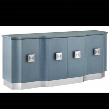  3000-0281 - Maya Blue Linen Credenza