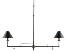  9000-0114 - Prosperity Black Rectangular Chandelier