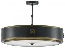  9000-0171 - Huntsman Black Semi-Flush Mount