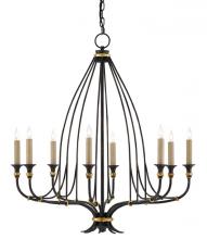  9000-0214 - Folgate Small Black Chandelier