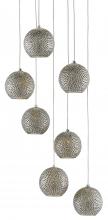  9000-0683 - Giro 7-Light Round Multi-Drop Pendant