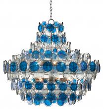  9000-0723 - Galahad Large Blue Chandelier