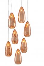  9000-0904 - Rame 7-Light Round Multi-Drop Pendant